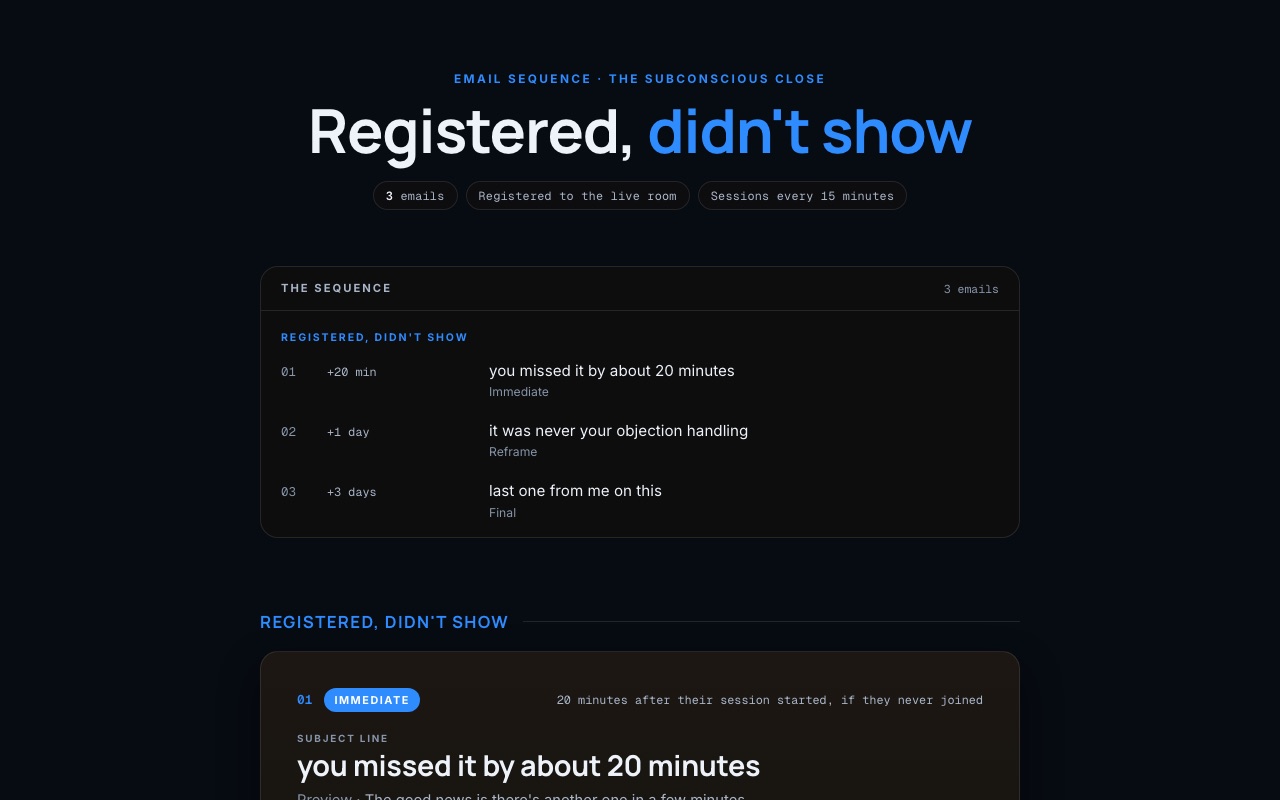 Registered, didn't show preview