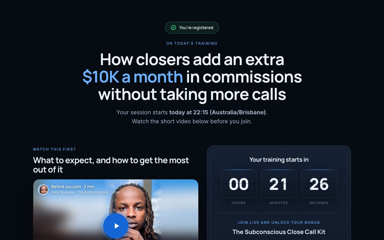Pre-live page preview